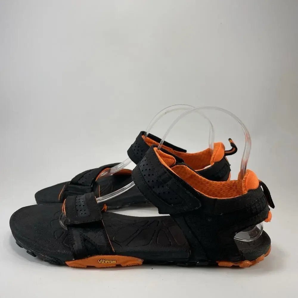 New Balance Minimus Trail M43031 Black Sandals Mens Size 8 Black/Orange Vibram